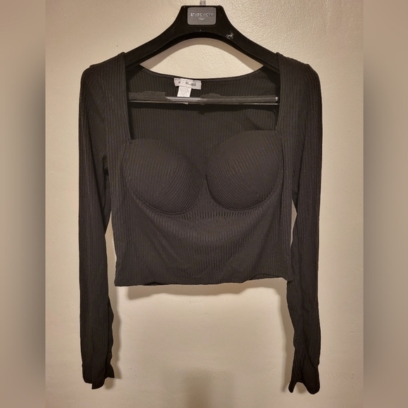 K +Glam Tops - K +Glam Ribbed Knit Sweater (Size 2X)